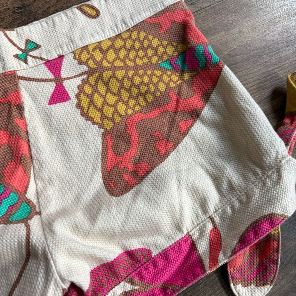 Judith March Retro Cream Butterfly Shorts Women's S Vintage Inspired Preppy Y2K - Picture 6 of 9